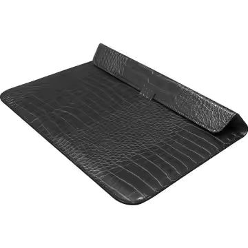 crocodile leather laptop sleeve