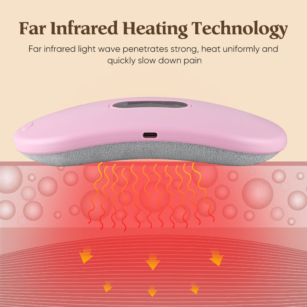Heating menstrual period pain relieve pad