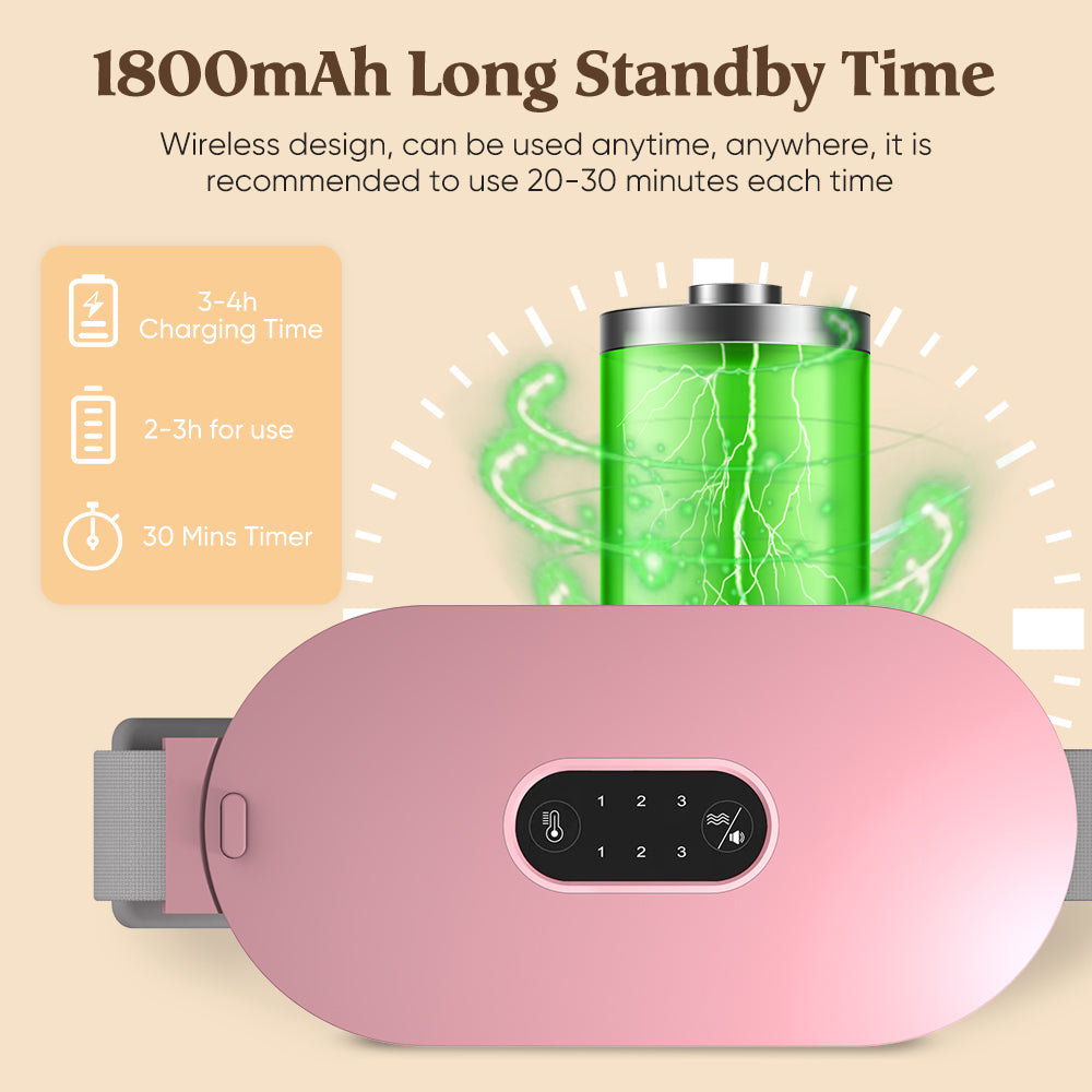 Heating menstrual period pain relieve pad